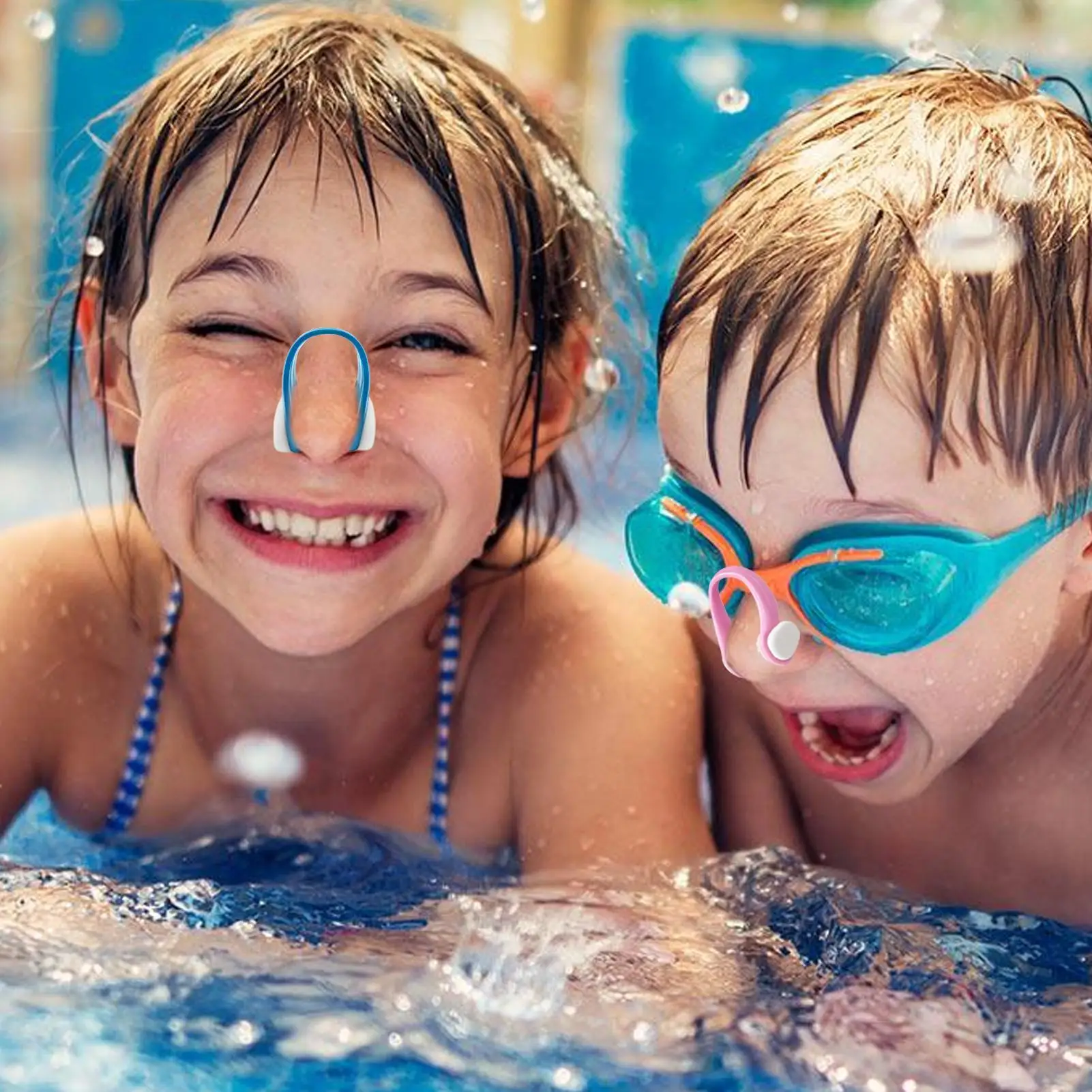 

Зажим для носа пловца, многоразовый удобный протектор для носа, 6 шт., силиконовая заглушка, безопасный протектор для взрослых, соревнований по фридайвингу