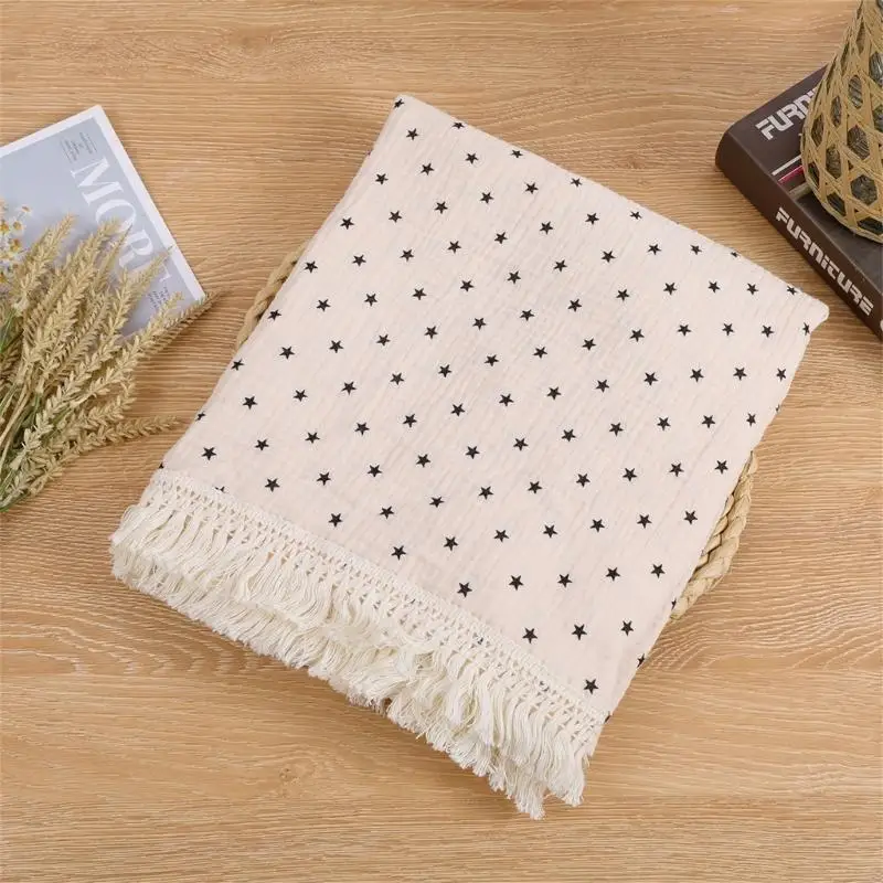 

K1KC Baby Blanket for Unisex Boys Girls Nursery Blanket Cotton Baby Towel Blanket