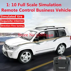 1: 10 Large Simulation Interior Business Remote Control Car Vehicle 4CH 42CM LED Lighting Remote Control Business Car Kids Toy