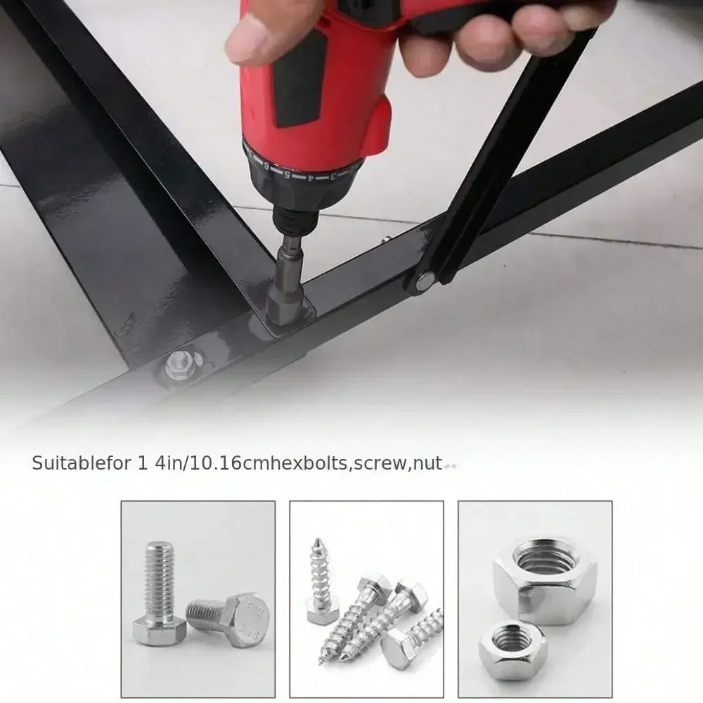 10-14PCS Auswirkungen Buchse Magnetische Mutter Hex Buchse Düse Schraubendreher 1/4 Hex Wrench Set Bohrer Adapter für elektrische Bohrer Werkzeuge – Detail 3