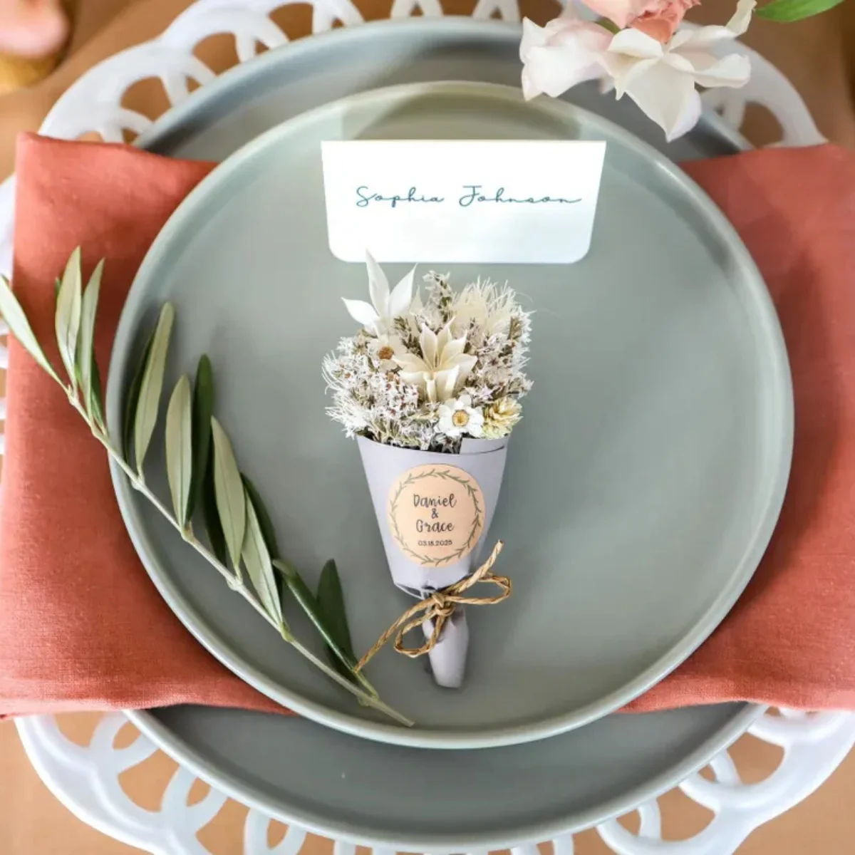 

Мини-магнит для букета сушеных цветов, сувениры для свадьбы и душа