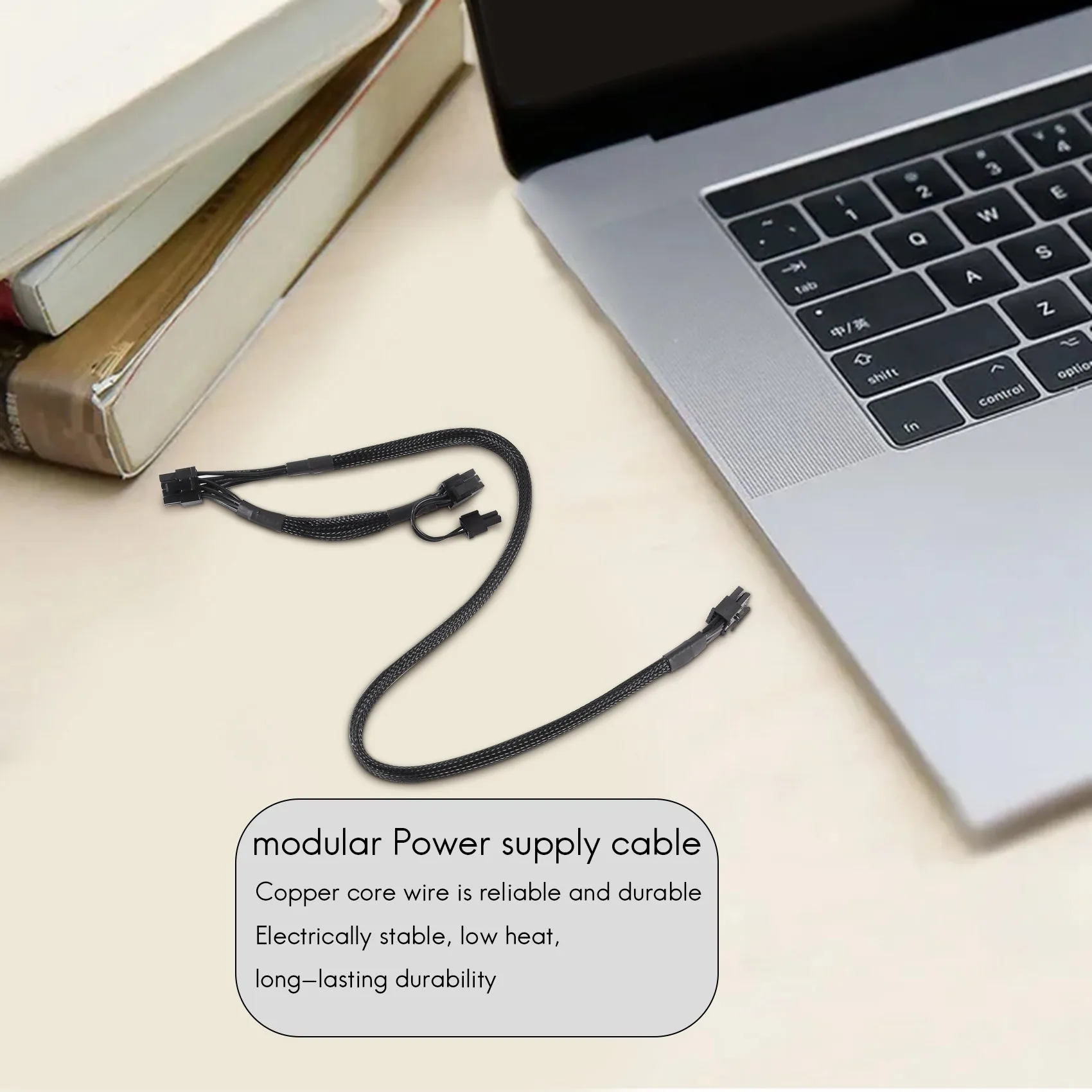 FZFZ PCI-E 듀얼 8핀 - 8핀(6+2핀) RM1000X RM550X 650X 750X 850X용 모듈형 전원 공급 장치 케이블