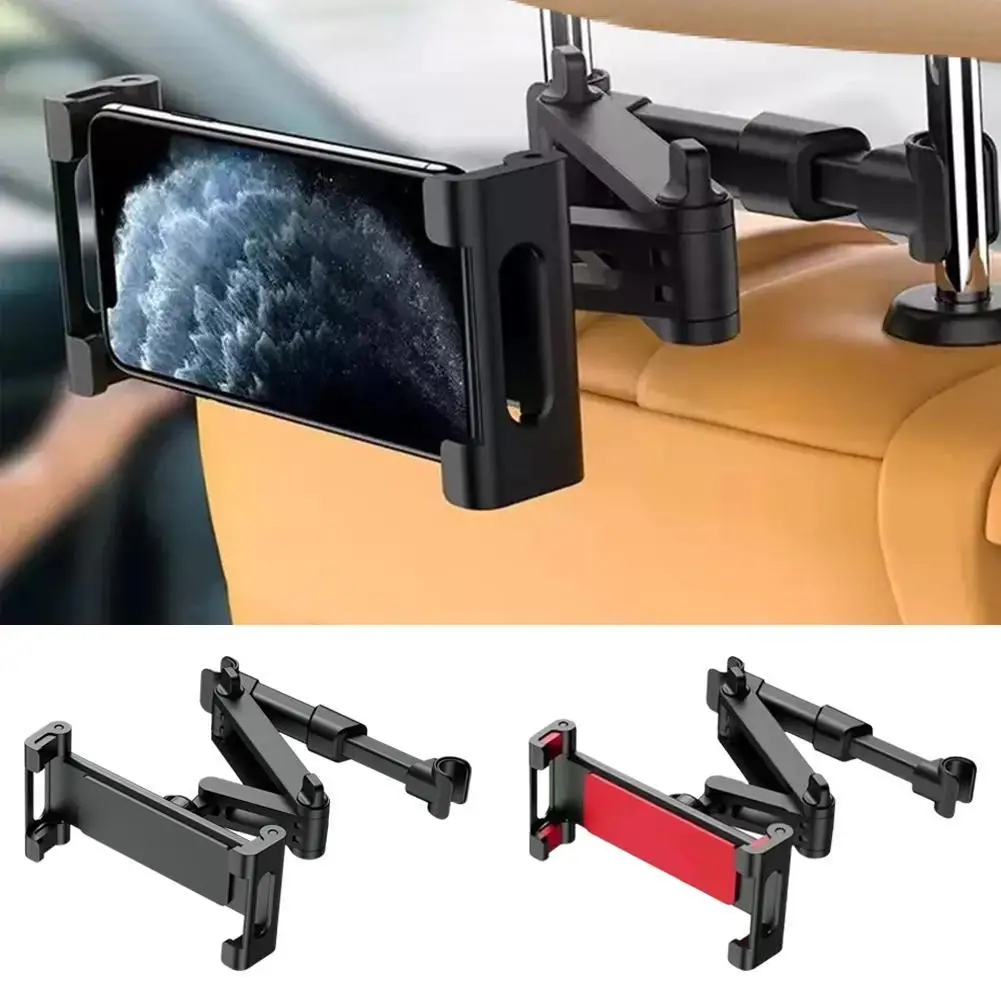 Telescopic Car Rear Pillow Phone Holder Tablet Rotating Car seat Rear Stand Headrest Brac ket for Phone Tablet