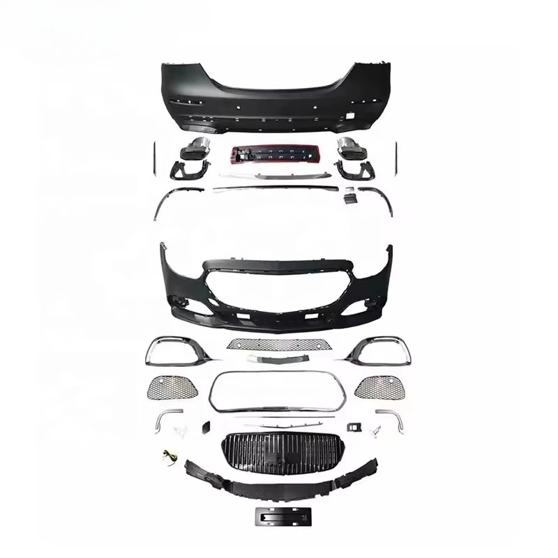 

For E Class W213 Upgrade Style Body Kits W213 LCI Front Bumper Grille Rear Bumper Exhaust