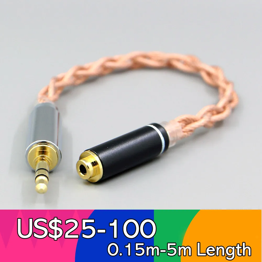 

Graphene 7N OCC Shielding Coaxial Mixed Earphone Cable For 3.5mm xlr 6.5 2.5mm male 4.4mm Male to 2.5mm female LN007805