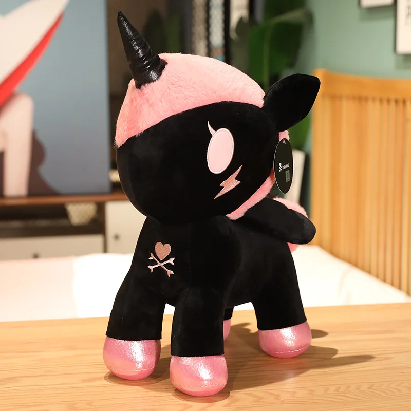 ユニコーンぬいぐるみ Tokiodki-カラフルなユニコーンぬいぐるみ,27/45cm,かわいい人形