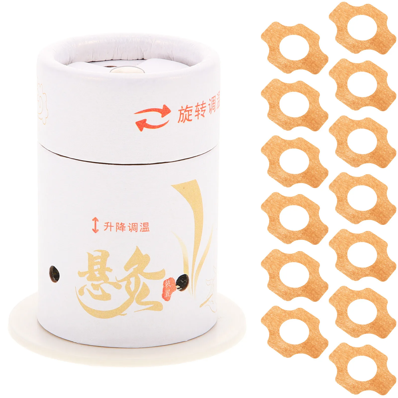 

1 set 1 Set Portable Moxibustion Box Metal Scraping Pot For Neck Shoulder Household Moxa Burner Multi-Function