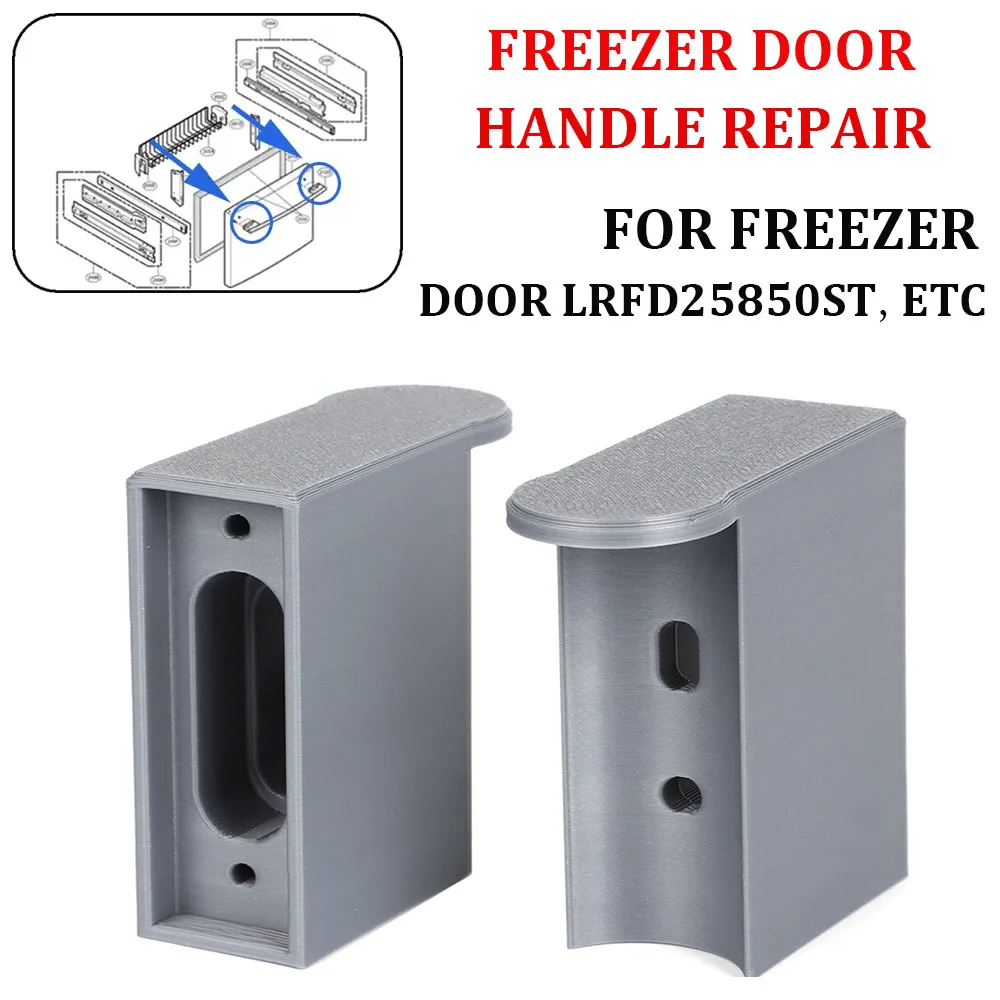 4PCS Freezer Door Handle Repair For LG Fridge LRFD25850ST LRFC25750SB GRF258JVTA