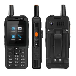 Rungee-walkie-talkie F40, 4G, LTE, POC 7S +, teléfono inteligente, Android 6,0, Zello, GPS, Radio bidireccional, Memoria SIM, compatible con transceptor FM