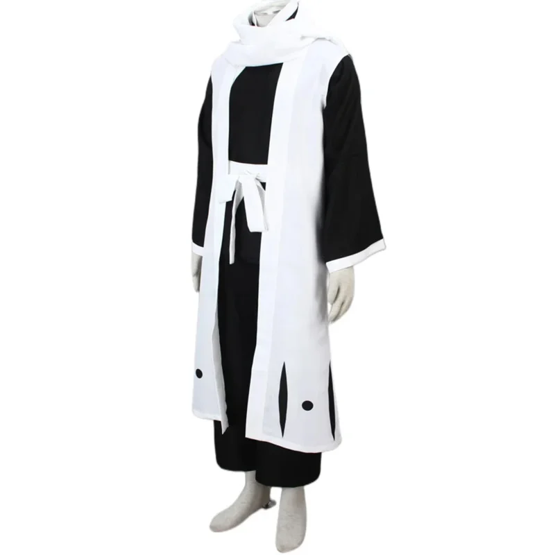 Anime Bleach 6.a División capitán Kuchiki Byakuya Cosplay disfraz uniforme tipo kimono traje ropa de Halloween para hombres XC123