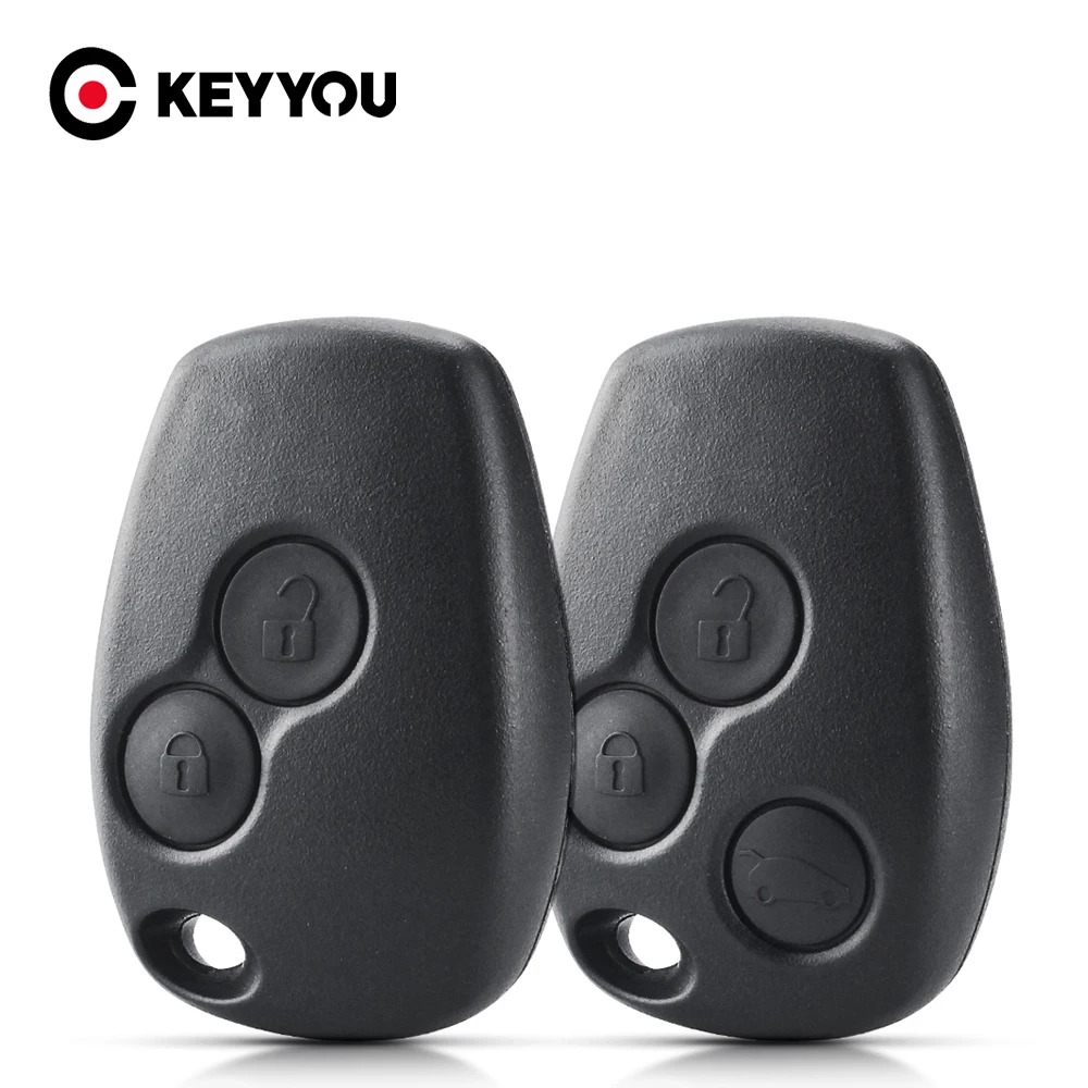 EllYYOU-Coque de clé télécommande à 2/3 boutons, pour Renault Dacia Modus Clio 3 Twingo oke goo Duster Fluence ALMERA Fob