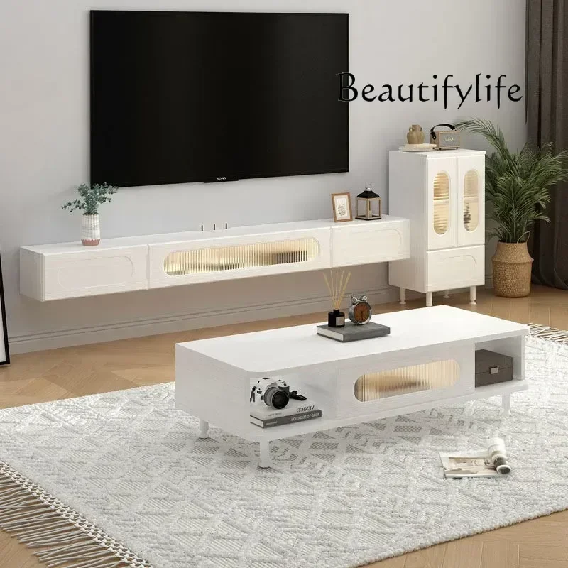BJ R Living Room Modern Tv Stands White Display Luxury Wall Shelf Wood Tv Table Designer Minimalist Suporte Para Tv Home Furnitu