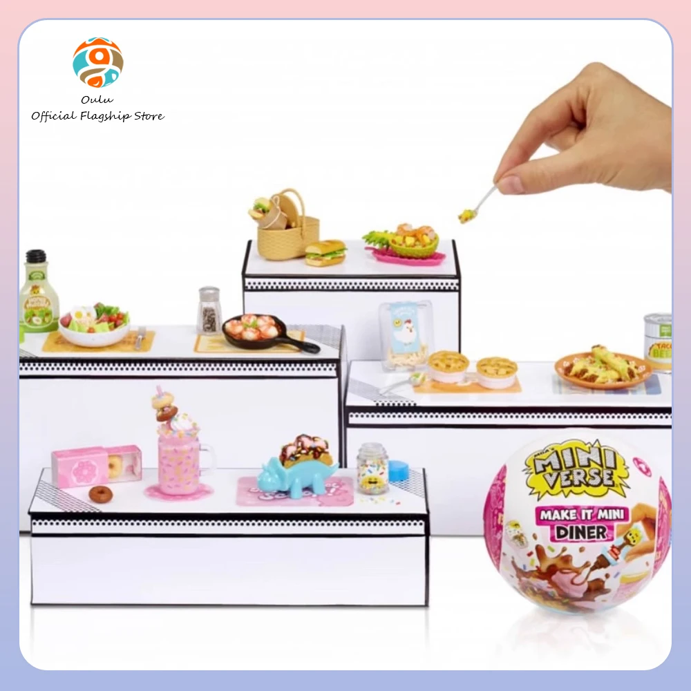 

New Miniverse Blind Box Food Diy Blind Ball Dinner Ball Gourmet 4th Generation Mga Food Play Mystery Box Mini Balls Gift Toys