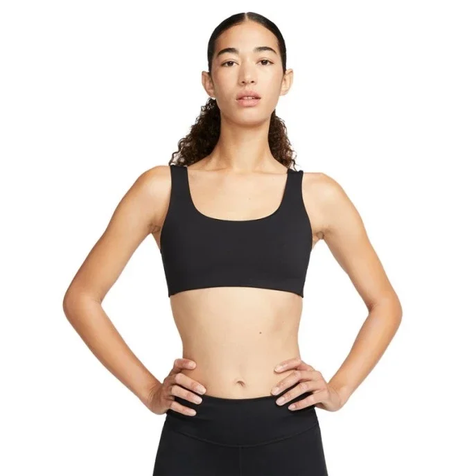 Nike Alate All U Sujetador deportivo de sujeción ligera con forro ligero y cuello en U para mujer - Top nike para running