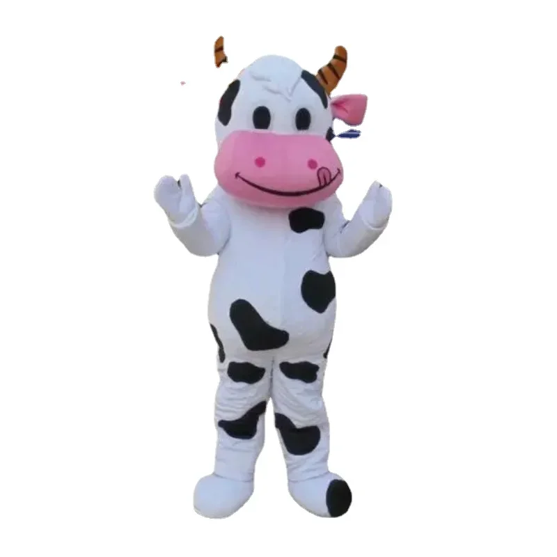 Cosplay Dairy cow Milk cows Cartoon character costume Mascot Costume Advertising Ceremony Fancy Dress Party Animal carnival prop