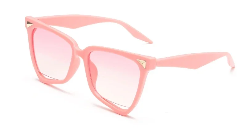 JNPCXI Regenbogen Cat Eye Vintage Frauen Sonnenbrille Marke Schwarz Runde Coole Männer Pilot Sonnenbrille – Detail 21