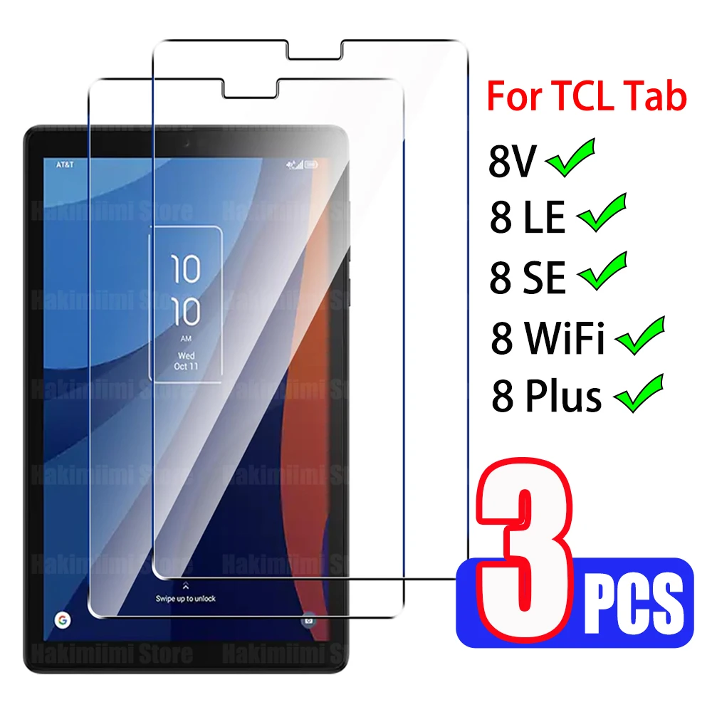 Tablet Screen Protector For TCL Tab 8 SE / 8V / 8 LE / 8 Plus / 8 WiFi / 8 inch Tempered Glass Film Bubble Free Anti-Scratch
