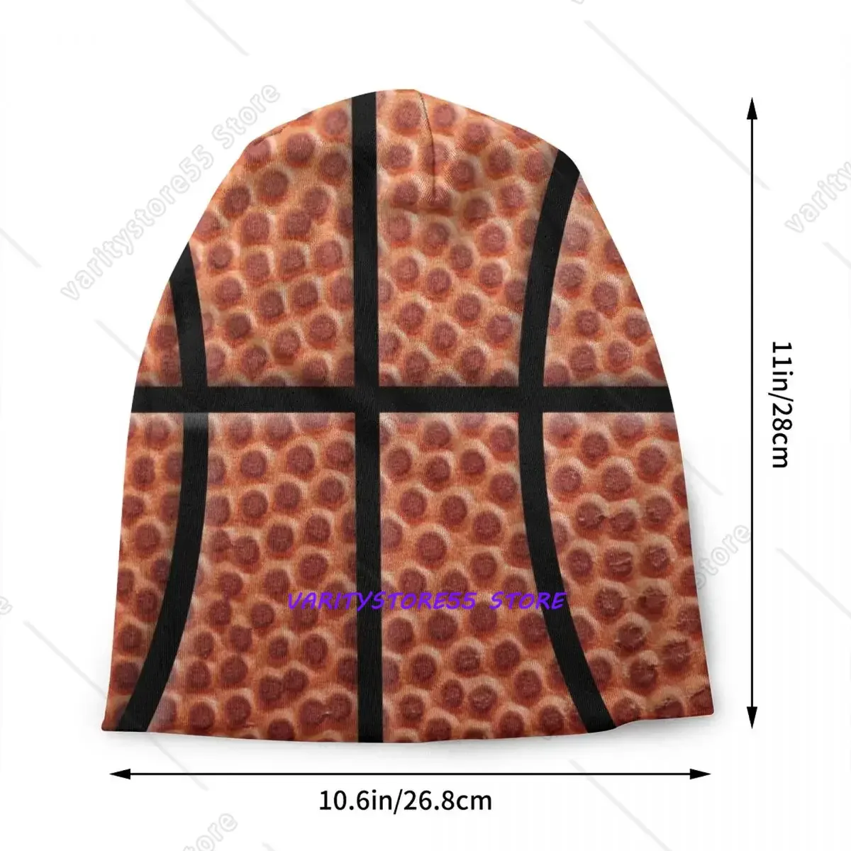 Custom Basketball Pattern Skullies Beanies Caps Men Unisex Street Winter Warm Knitted Hat Adult Sport Player Gift Bonnet Hats