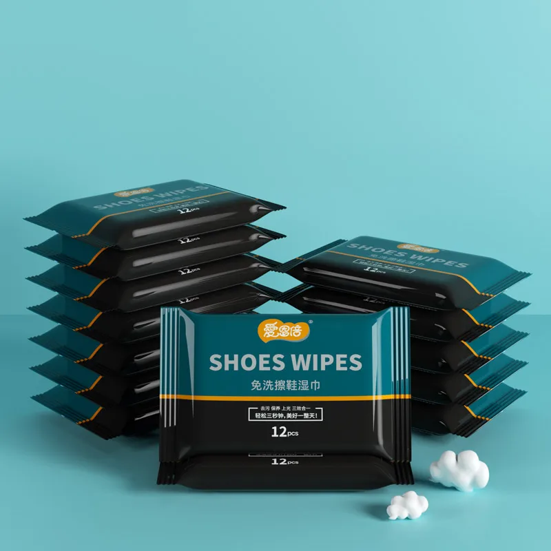 Shoes Cleaning Wipes 12 Count(Pack of 10)