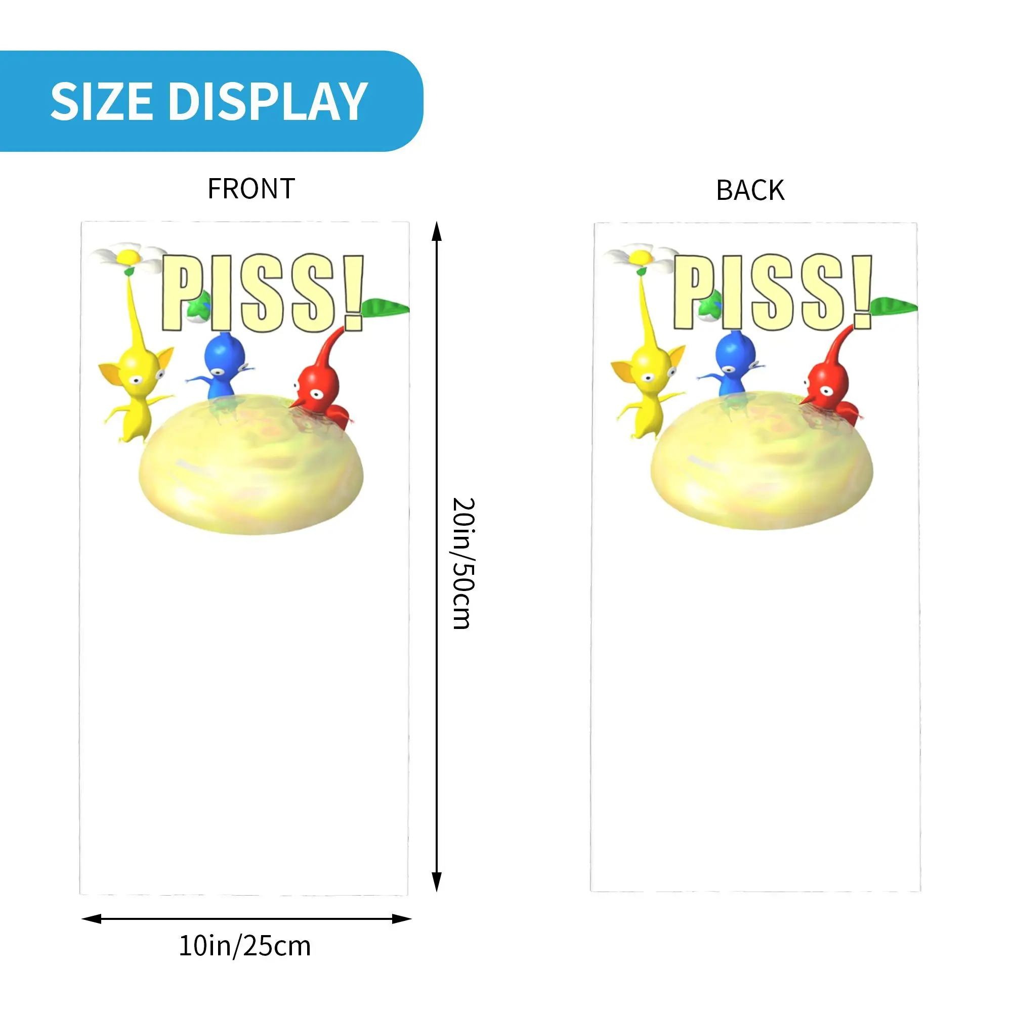 Pikmin el nuevo personaje Bandana cubierta para el cuello bufanda estampada para la cara pasamontañas multifunción correr Unisex adulto a prueba de viento