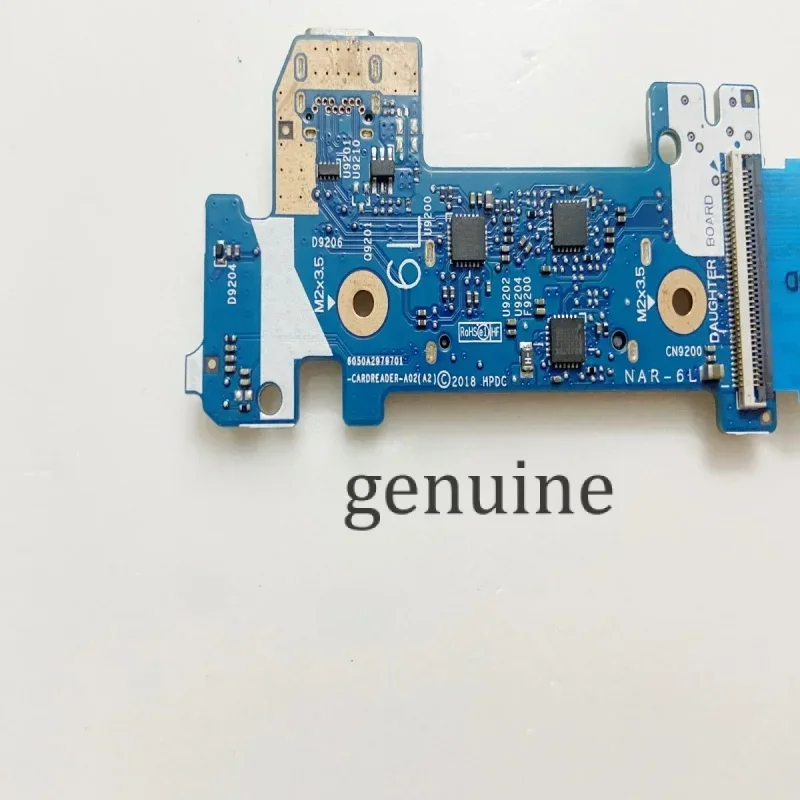 For Hp 14S-CR 14-DK 14-CK 14-CF Laptop USB 3.1 Type C Card Reader Power Board L24483-0. 01 6050A2979701 100% Tested