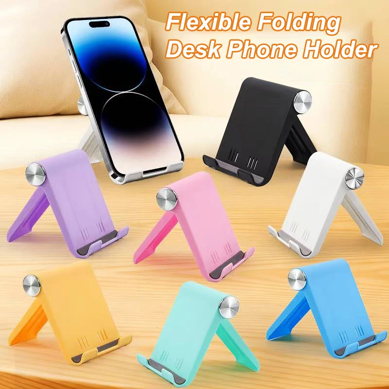 

Foldable Desktop Phone Holder Stand Adjustable Portable Universal Phone Support Stand for iPhone, Samsung, Vivo