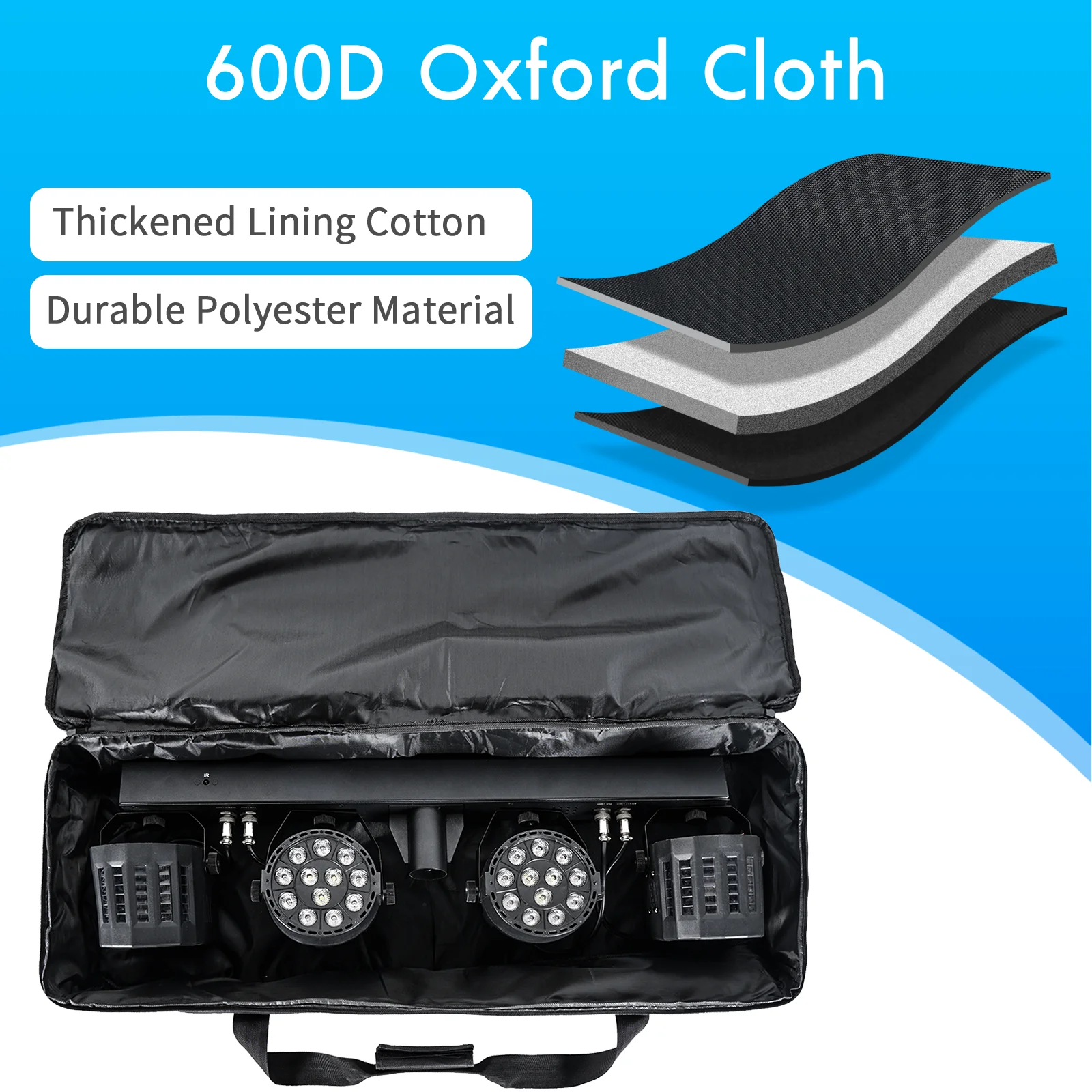 U'King مزيج قوس أضواء حقيبة 60 واط RGBW LED الاسمية ضوء حقيبة DMX التحكم المرحلة ضوء حقيبة ل DJ ديسكو حفل زفاف #4