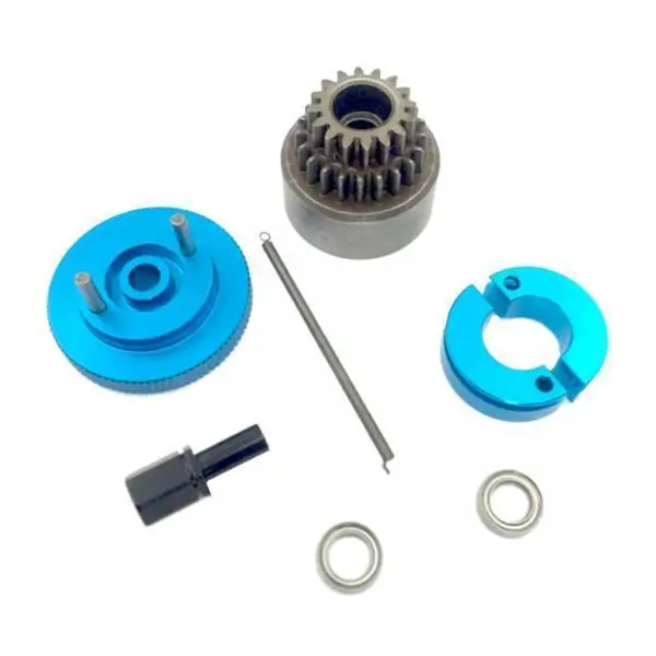 

Engine Flywheel RC Car Clutch Set Metal Gear Assembly Replacement Parts for HSP 1 10 Truck