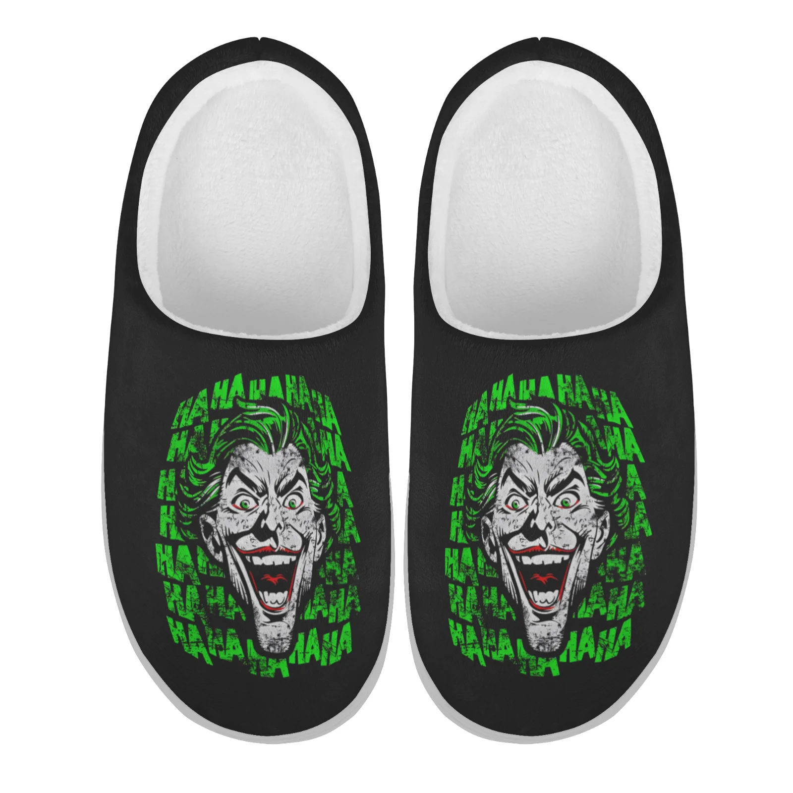 

Custom Shoes Funny Design Prints Home Cotton Slippers High Quality Plush Casual Keep Warm Shoes Thermal Slipper Size 35-47