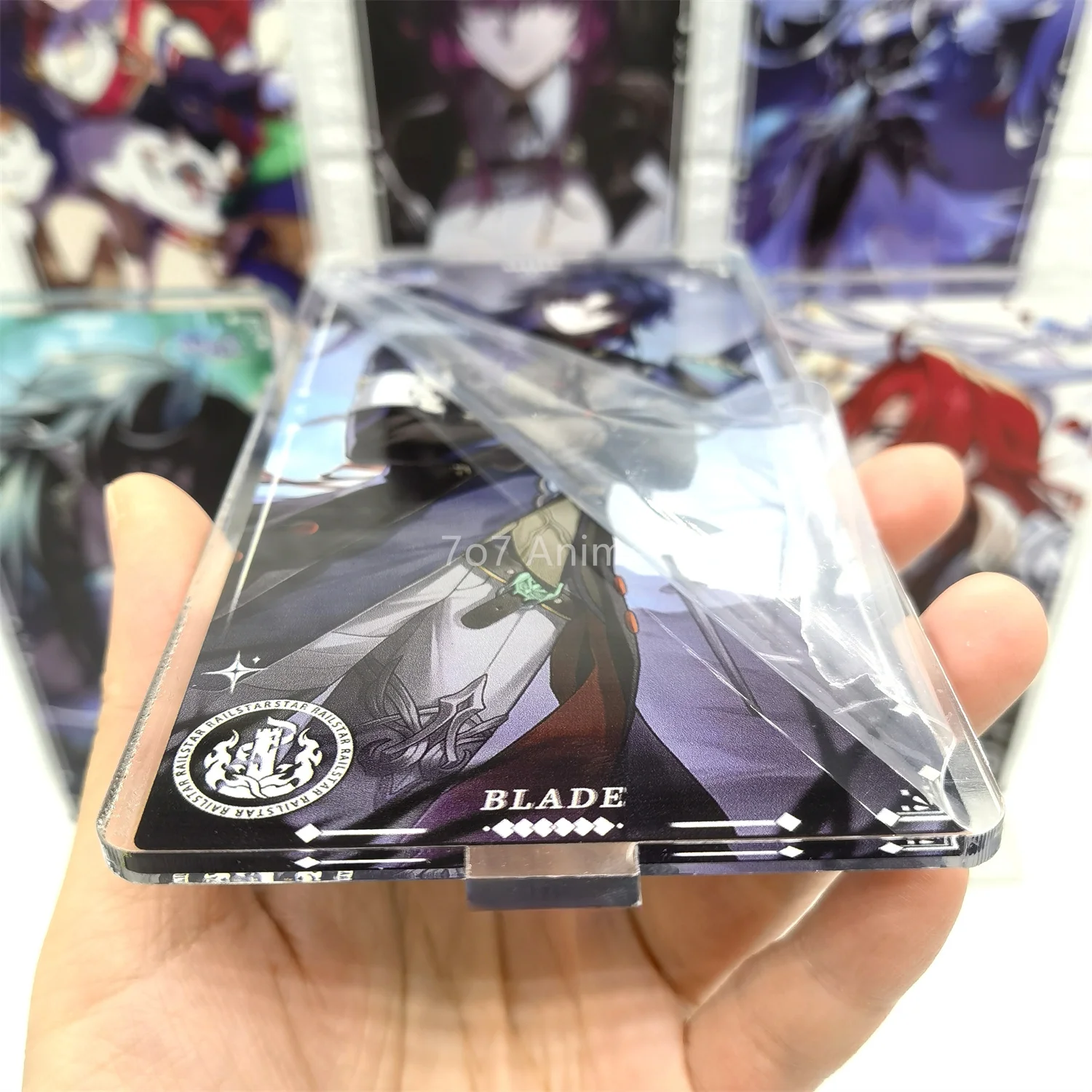 Anime Game Figure Acrylic Stand Model Argenti Huohuo Topaz Lunae Kafka Jingyuan Bronya Blade Exclusive To Characters Weapon Gift