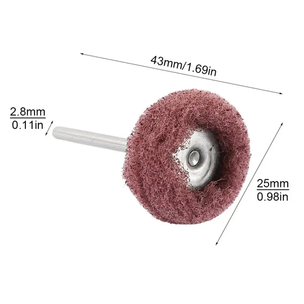 80pcs 1 Inch Mini Polishing Wheel Angle Grinder Polisher Tools Nylon Fiber Sanding Disc Abrasive Wheels Polishing Cleaning Tool