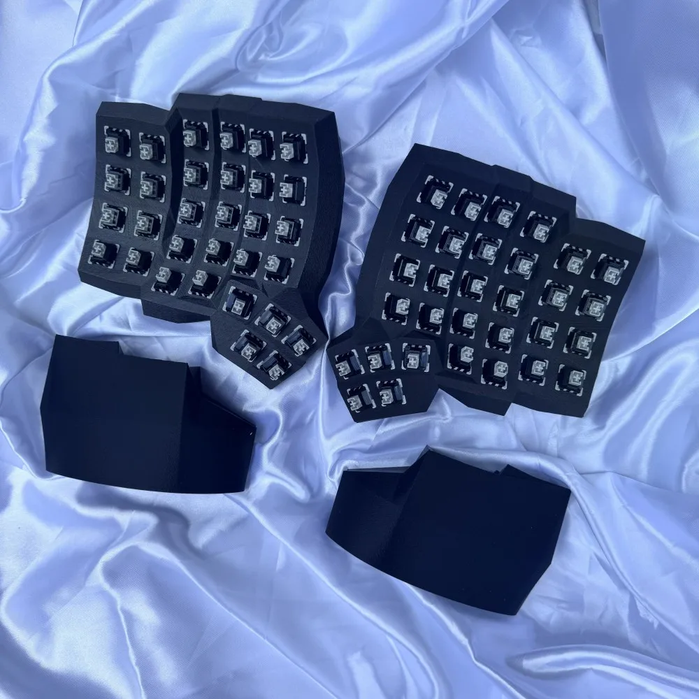 

Комплект клавиатуры Dactyl Manuform на заказ с возможностью горячей замены, проводная разделенная механическая клавиатура, флакон типа C, эргономичный комплект клавиатуры Teclado Gamer