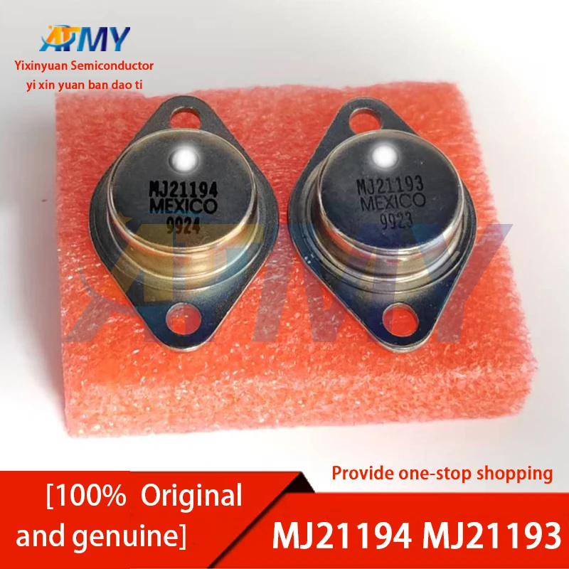 

MJ21194 MJ21193 Metal-sealed transistor TO-3 matched pair