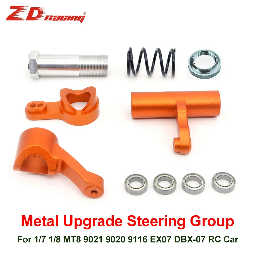 1/7 1/8 RC Car Metal Upgrade gruppo sterzo per ZD Racing MT8 9021 9020 9116 EX07 DBX-07 RC ricambi auto 8028S 8594