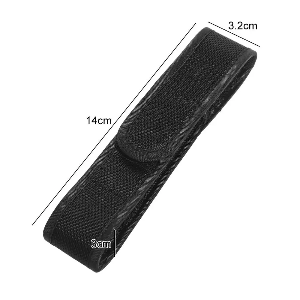 

Good Weaving Flashlight Pouch Nylon EVA Flashlight Belt Holder Convenient Portable Multitool Flashlight Bag Outdoor Tools