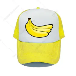 New Arrival Dad Hat Leisure Fresh Fruit Print Cap Hat Yellow Banana Baseball Caps For Men Women Hip Hop Trucker Hat Gifts