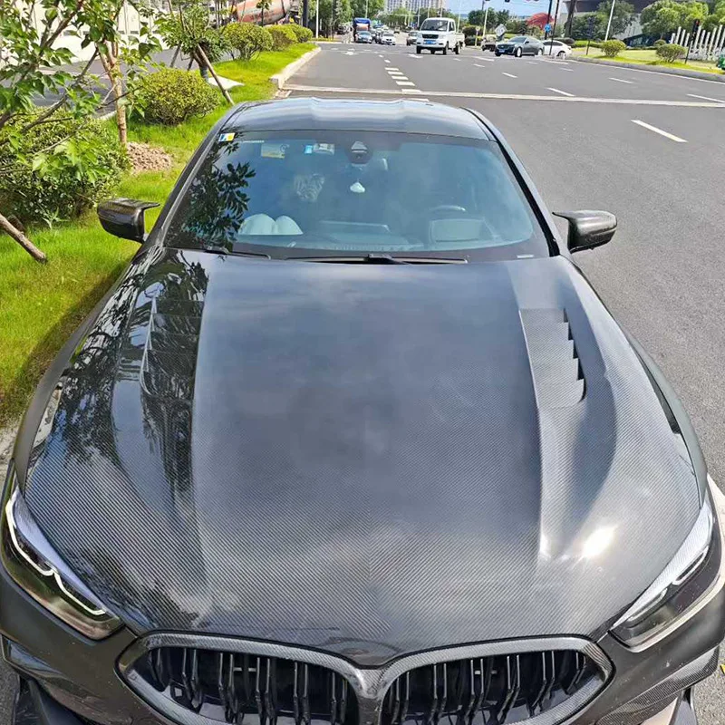Suitable for BMW 8 SeriesM8High-end Wet Carbon Hood Carbon Fiber Engine Hood Wholesale