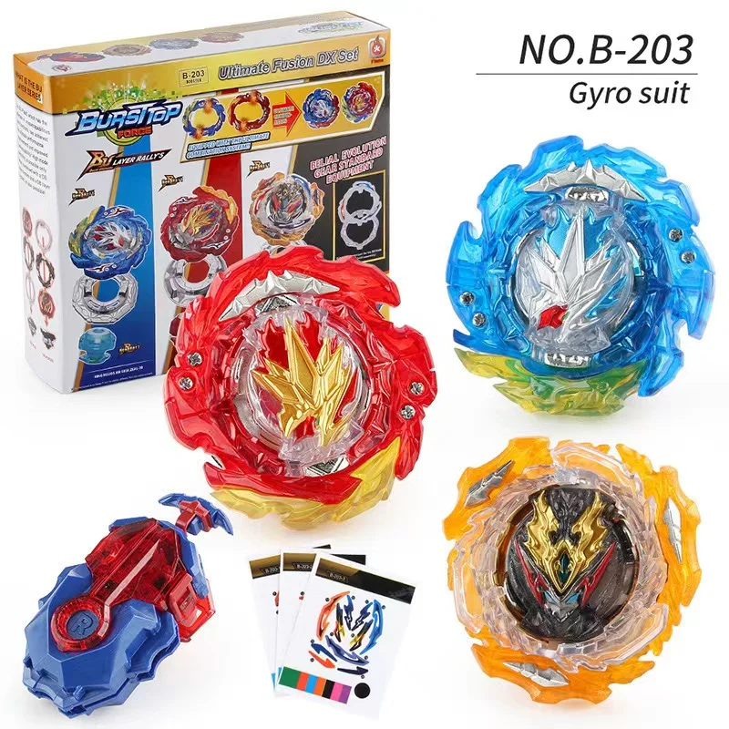 Beyblade burst gyro GT series B-153 four-in-one combat gyro electric rotating gyro shaft with light suit