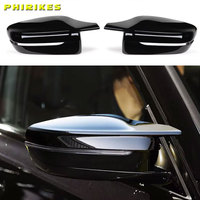 G30 G38 Bright Black Side Wing Rearview Mirror cover caps For BMW 2 3 4 5 7 Series G20 G21 G28 G22 G11 G12 G42 M4 style LHD RHD