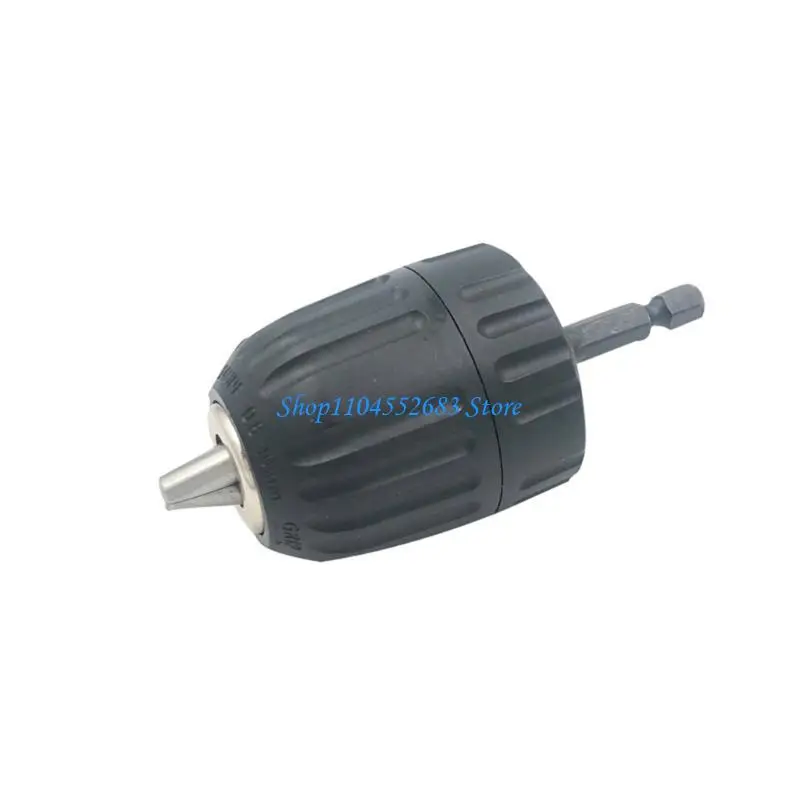 

Y6GD Hand Tighten Drill Chucks Hexagonal Shank Adapter Converter Suitable for Electric Drills and Screwdriver 10mm Capacity