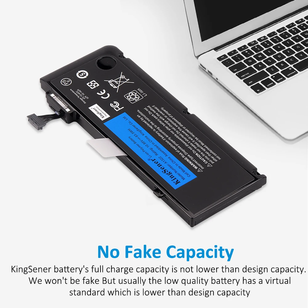 KingSener A1322 A1278 Batteria Per Apple MacBook Pro 13 "2009 2010 2011 2012 MB991LL/A MB990LL/A MB990J/A MC700 MC374 MD101 MD314