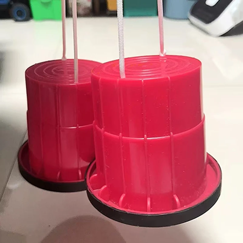 Trampoli a Secchio per Camminare in Plastica Antiscivolo, Giocattoli Sensoriali per Bambini, Giochi per Parco Giochi Interno ed Esterno per Equilibrio e Coordinazione