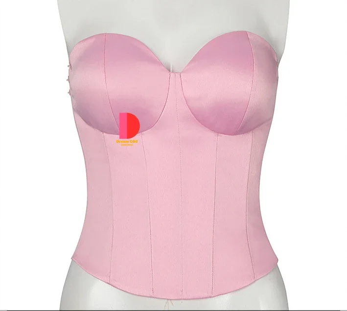 CosplayGlinda Wicked Hot Sale Cosplay Costume Disguise Pink Movie Same Sheath Dress Elegant Fantasy Outfit Halloween Carnival Un