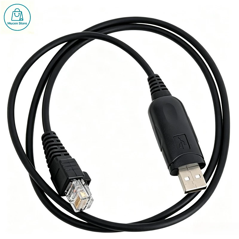 USB cable for Motorola GM3188, GM338, SM50, SM120, GM950, and GM3688; programming cable/data cable