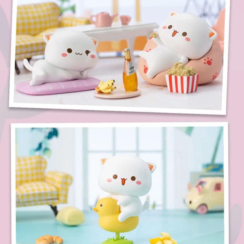 미타오 캣 시즌 2 위드 러브 4 시리즈 블라인드 박스 액션 피규어 만화 모델 인형 미스터리 박스 서프라이즈 장난감 어린이 선물