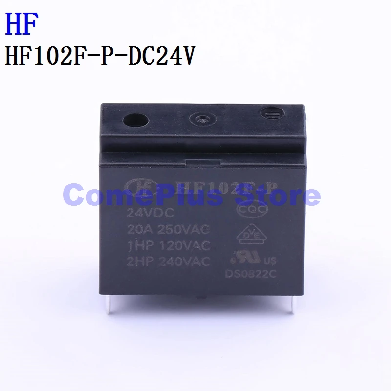 5PCS/50PCS HF102F-12VDC HF102F-24VDC HF102F-P-DC24V HF Power Relays