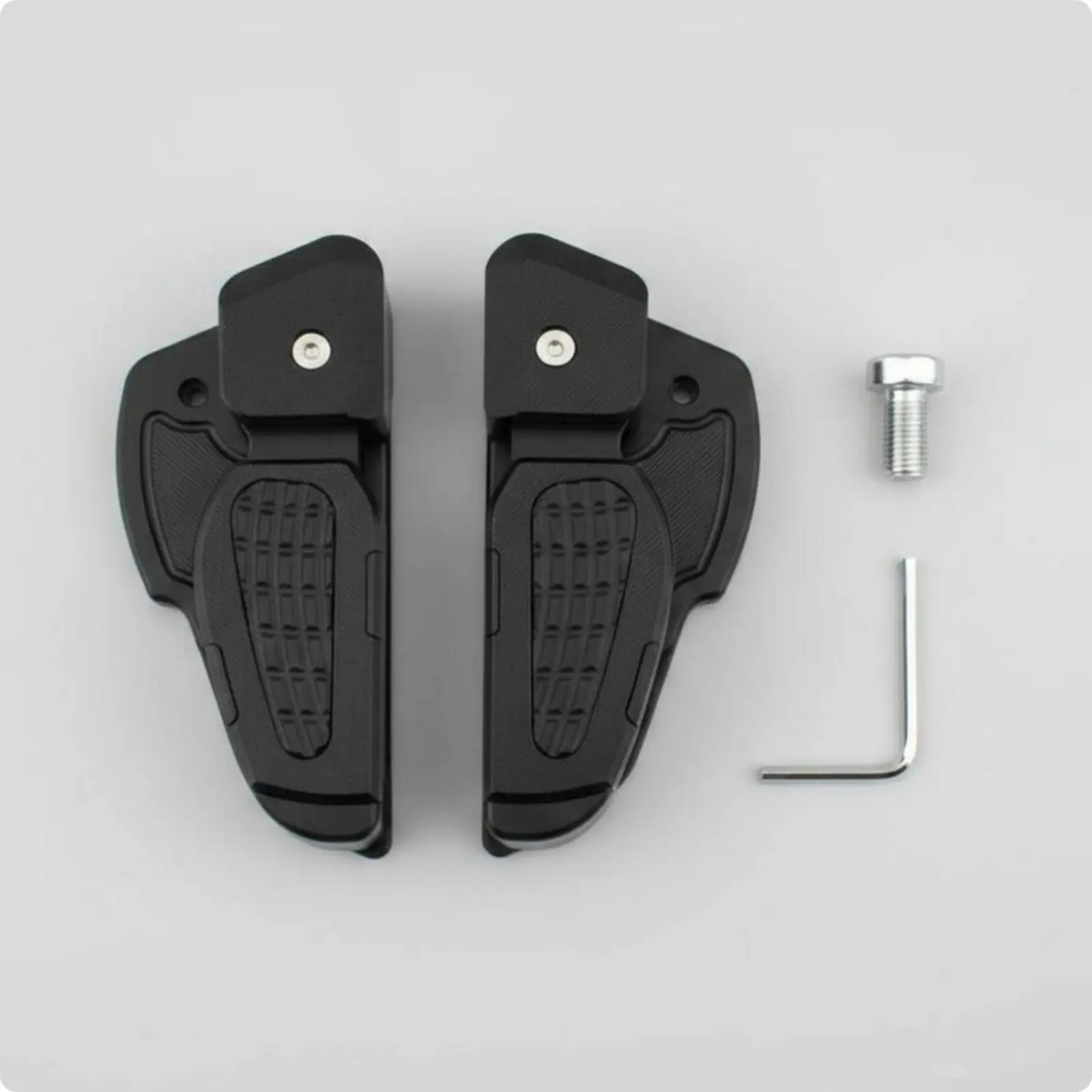 

Folding Rear Foot Peg Non-Slip Surface Foldable Scooter Footrest Rear Passenger Foot Peg Comfortable Ride Motorbike Part