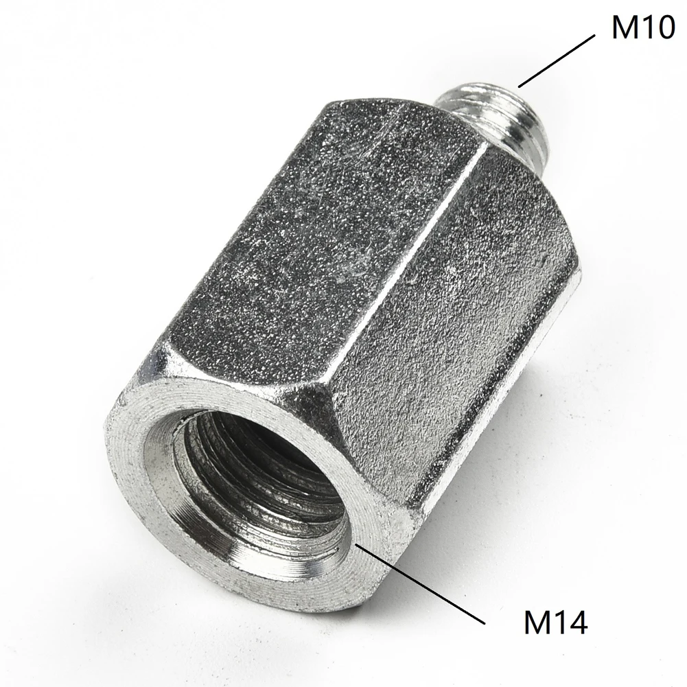 M10 to For M14 Thread Adapter Converter for Angle Grinder and Polisher Mounting Interface M10 0.5mm Fits For M14 2.0mm