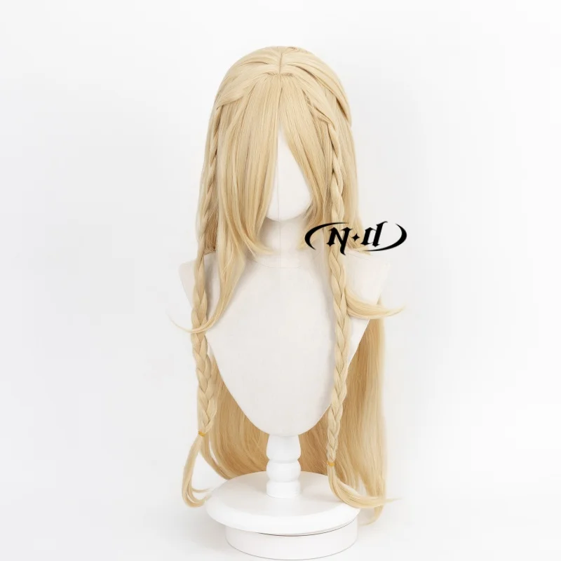 ND Cartethyia Cosplay Wigs Hairpiece Wuthering Waves Cosplay Hair Wigs for Comic Con Coser Costume Theme Party Heat Resistant