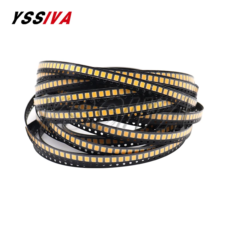 100pcs 2835 1W 0.5W 0.2W LED SMD 2800-3200K Warm White 3V 6V 9V 18V 150MA 100MA 60MA High Brightness